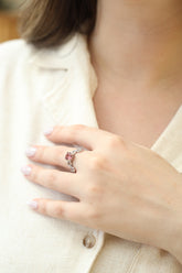 Silhouette Alexandrite Birthstone Ring