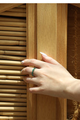 Baguette Emerald Birthstone Ring