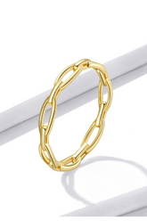 Gold Link Ring