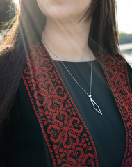 Palestine Map Necklace
