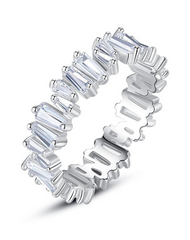 Baguette Diamond Birthstone Ring