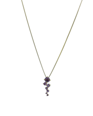 Silhouette Alexandrite Birthstone Necklace