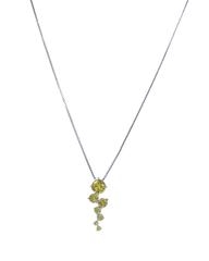Silhouette Topaz Birthstone Necklace
