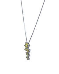 Silhouette Topaz Birthstone Necklace