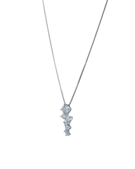 Silhouette Diamond Birthstone Necklace
