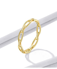 Gold Link Ring